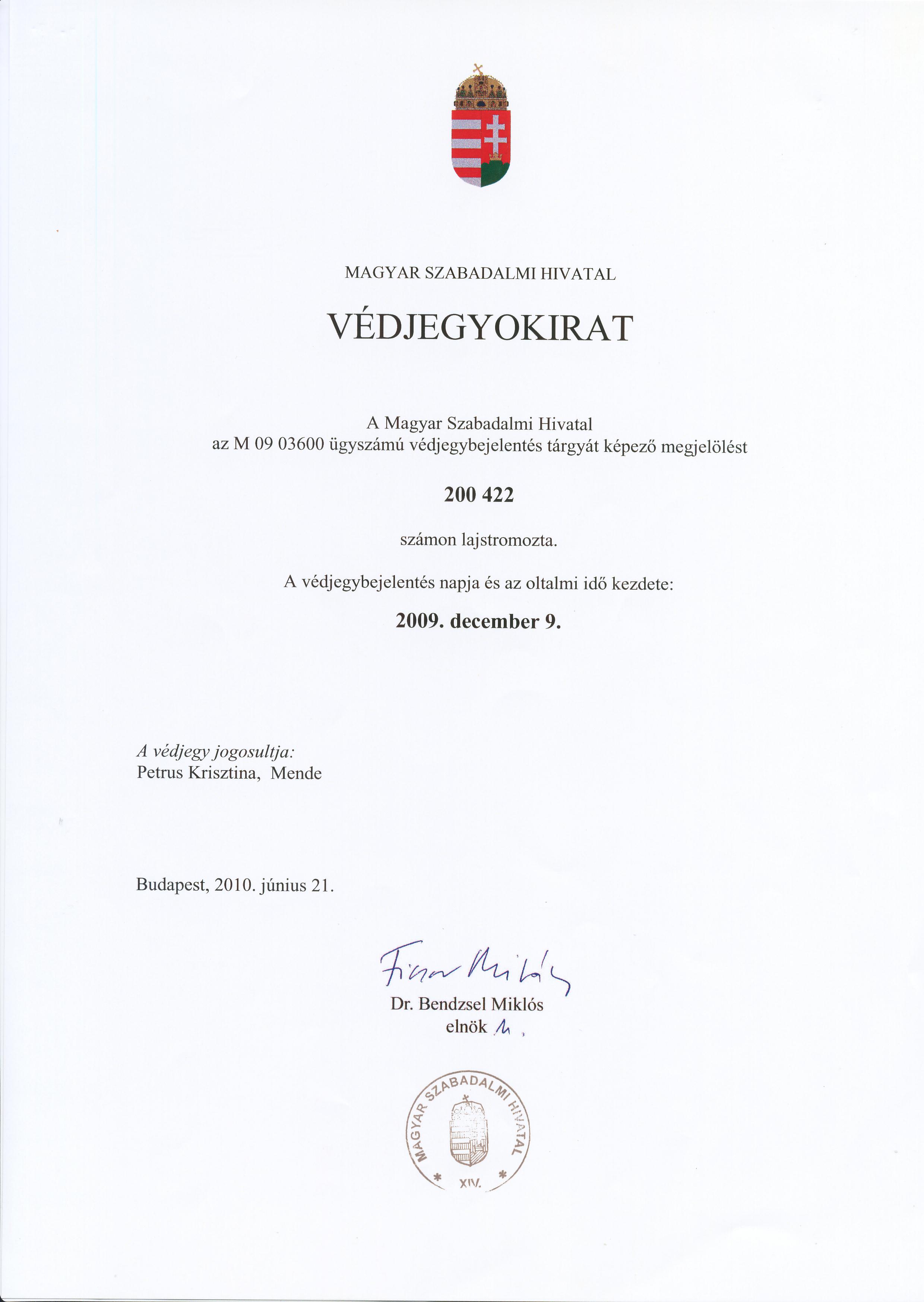 Ebugatta védjegy